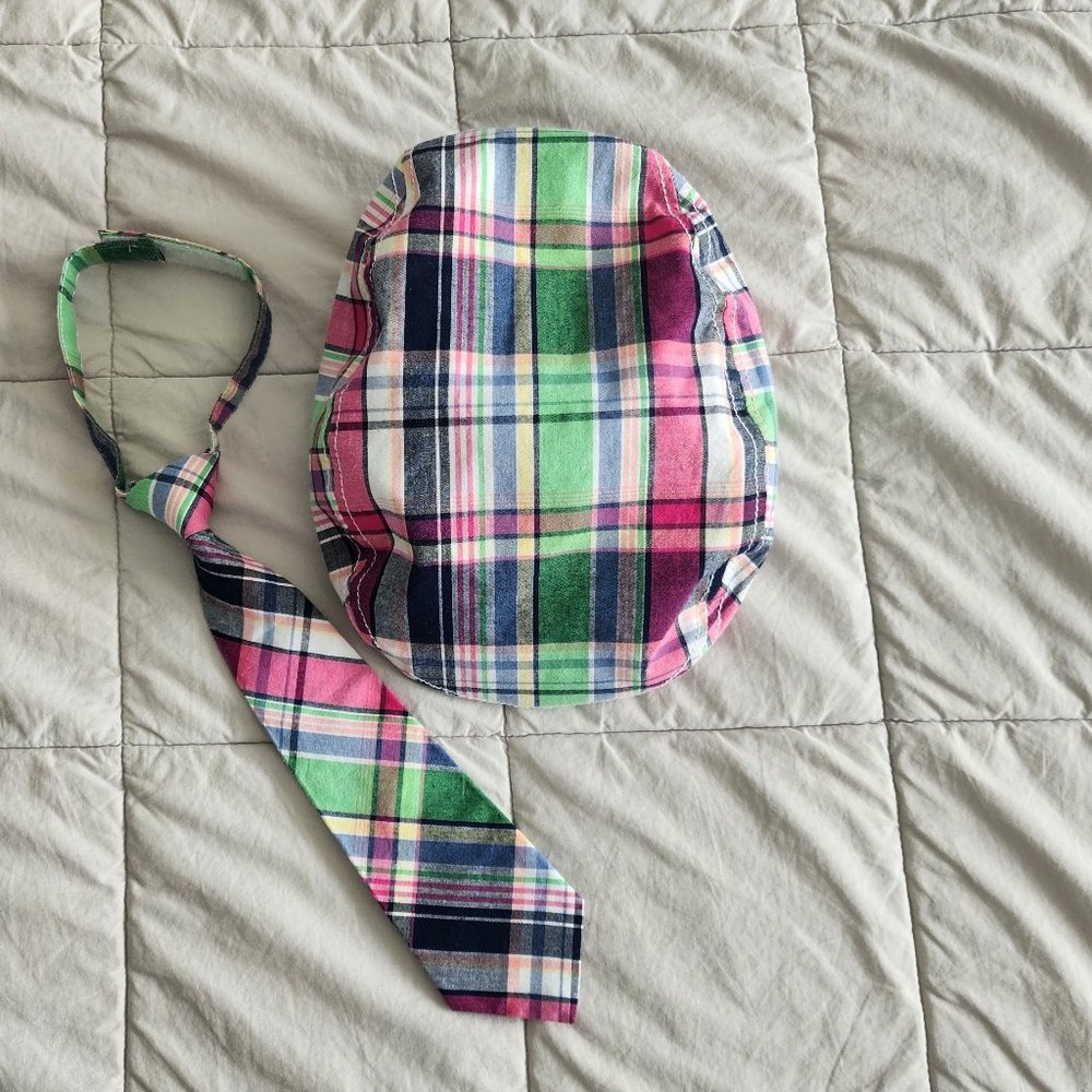 Gymboree Toddler Hat (2T-3T) & Baby Tie (24 mths)